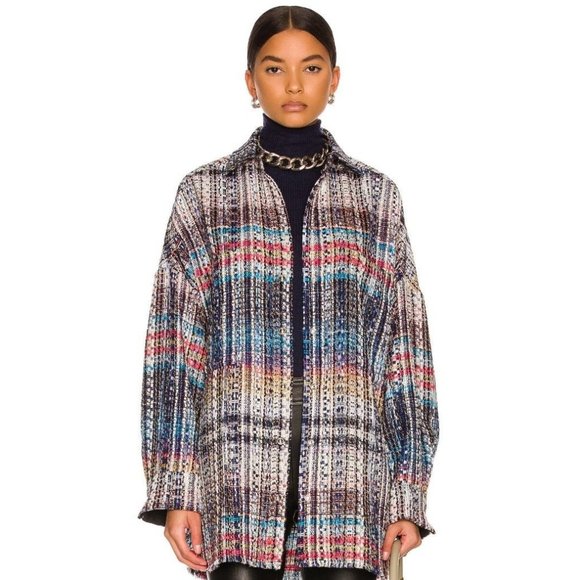 IRO Jackets & Blazers - IRO Rosal Tweed Shirt Jacket Shacket FR 42 US 10